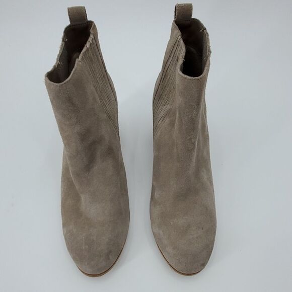 INC  International Concept women's 11 Fainn gray suede ankle boots - Picture 1 of 7